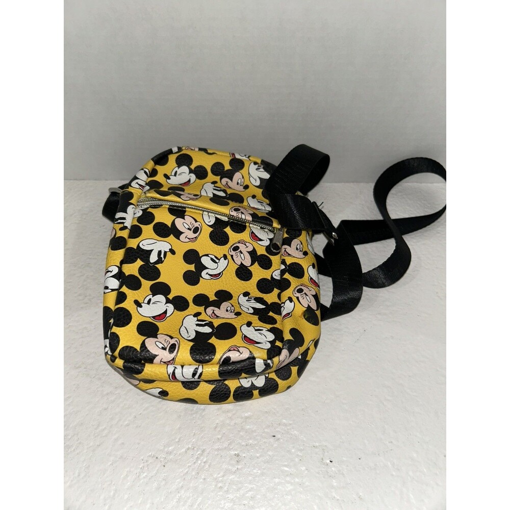 Disney Mickey Mouse Yellow Camera Bag Crossbody By Buckle Down Adjustable Strap